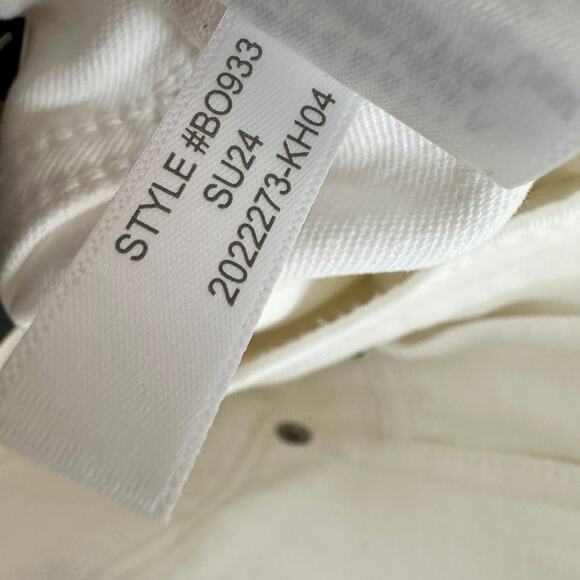 J.Crew Flare Crop White Jean Signature Stretch Denim Mid Rise Ankle US 31 NWT - Picture 13 of 14